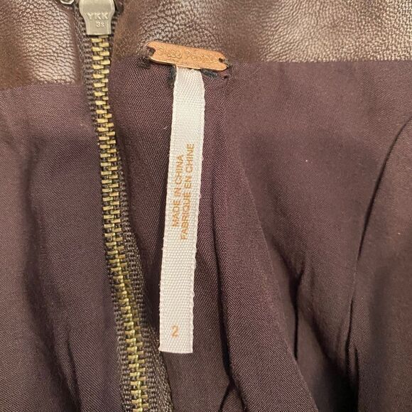 Free People Modern Femme Vegan Suede Mini Skirt - Picture 9 of 9